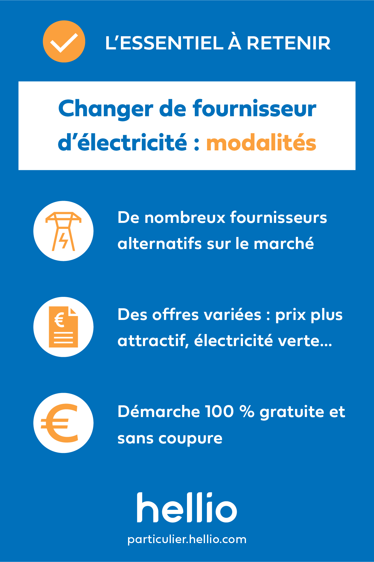 Changer de fournisseur électricité le guide complet Hellio